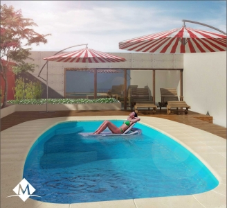 Pileta FV Solarium Humedo